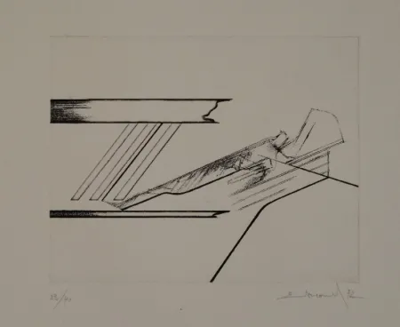 Офорт Evrard - 6 gravures originales