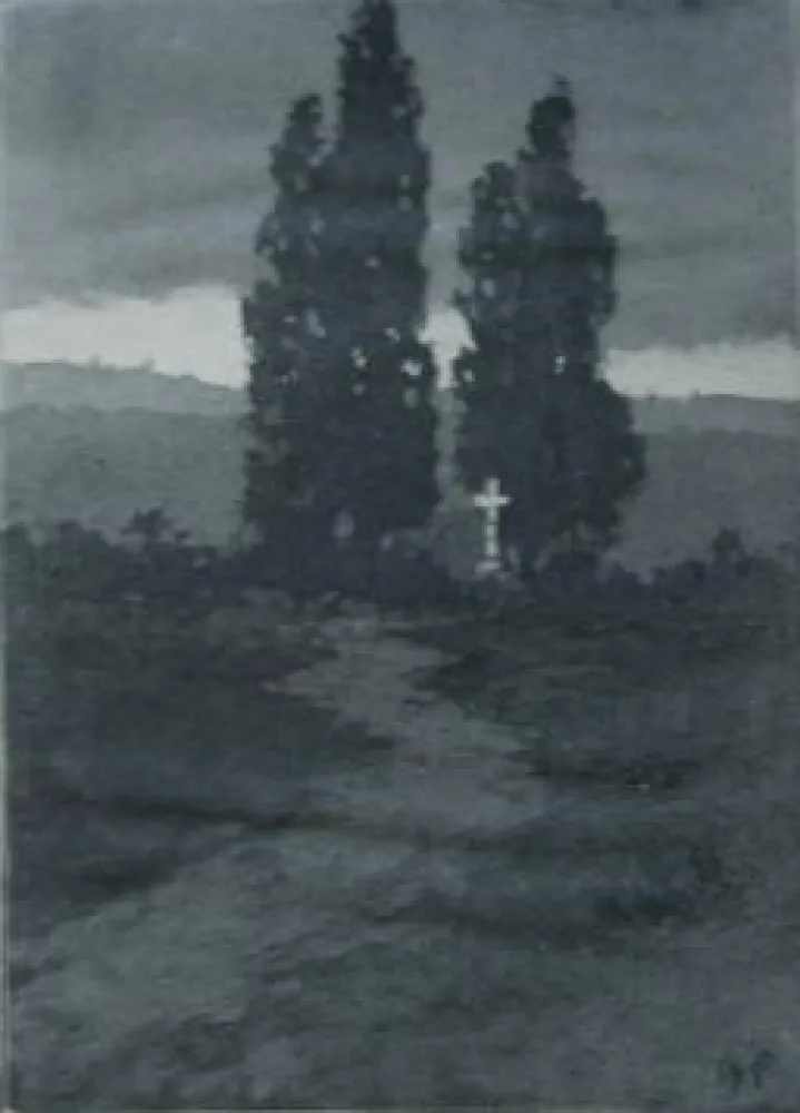 Акватинта Fabre - Le repos