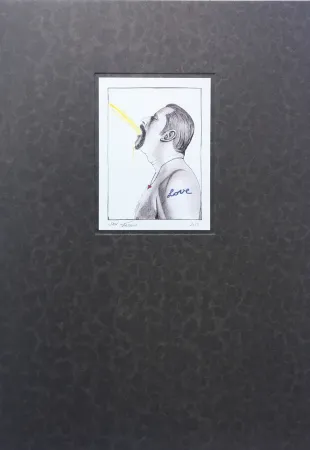 Collograph Fabre - Love