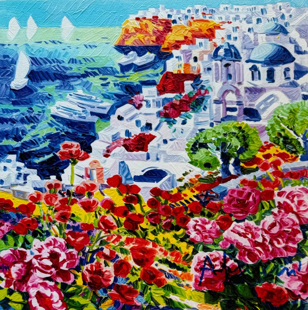 Сериграфия Faccincani - La magia di un giorno d'estate