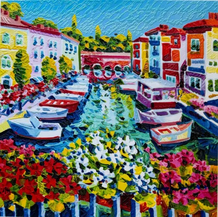 Сериграфия Faccincani - Peschiera, dove riposare il cuore