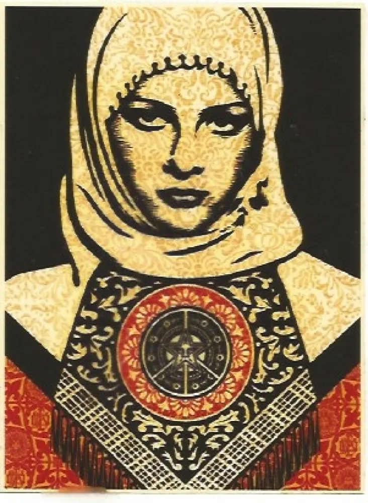 Сериграфия Fairey - Arab woman