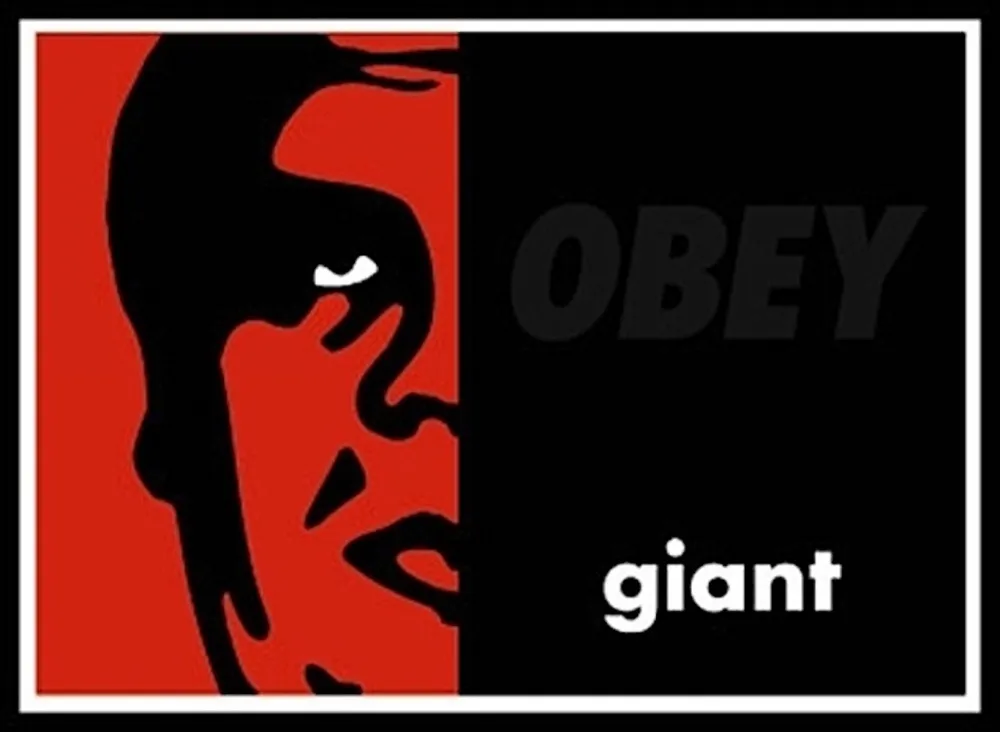 Сериграфия Fairey - Black on Black