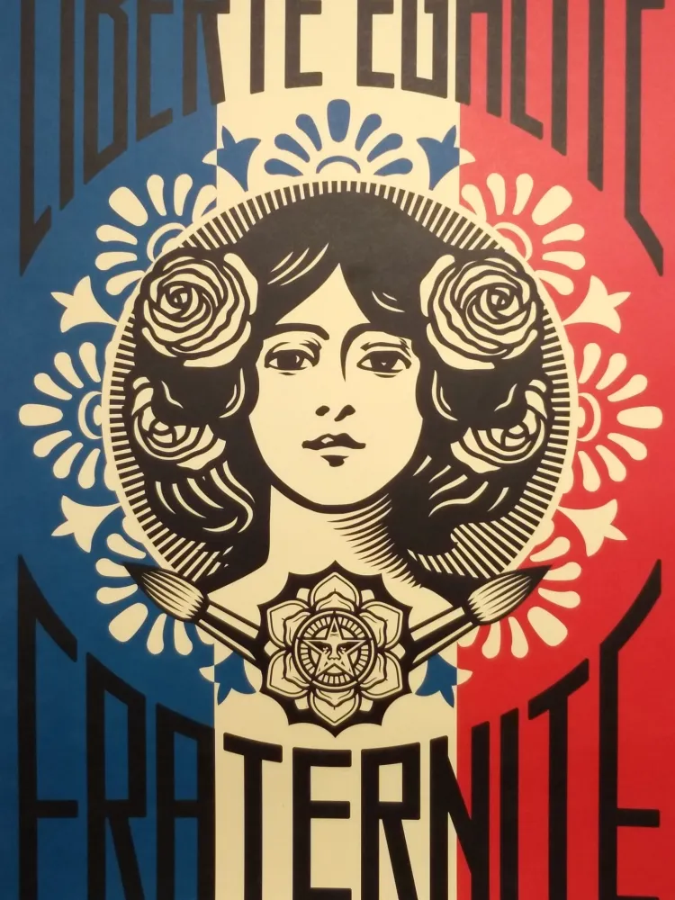 Литография Fairey - Liberte