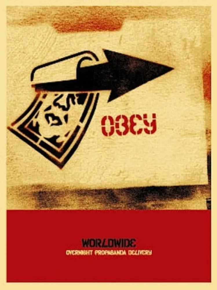 Сериграфия Fairey - Overnight Delivery