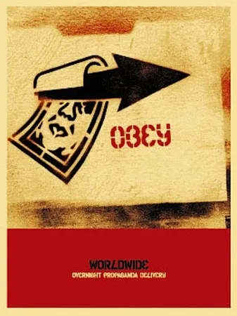 Сериграфия Fairey - Overnight Delivery