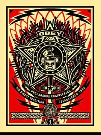 Сериграфия Fairey - Pasadena Welder