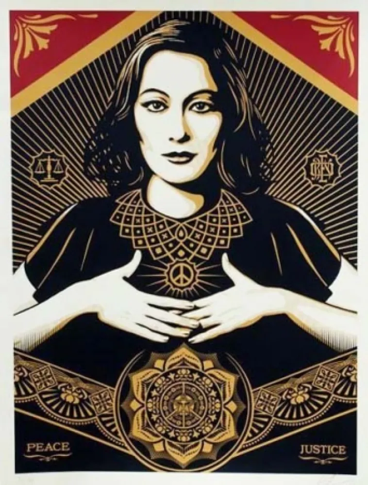 Сериграфия Fairey - Peace and Justice (Large Format)