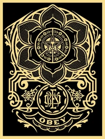 Сериграфия Fairey - Peace Ornament 