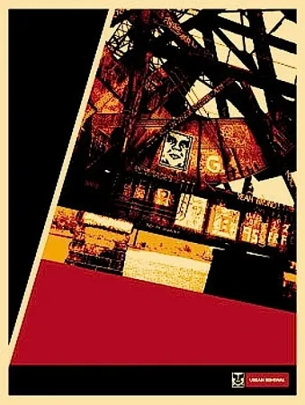 Сериграфия Fairey - RI Bridge