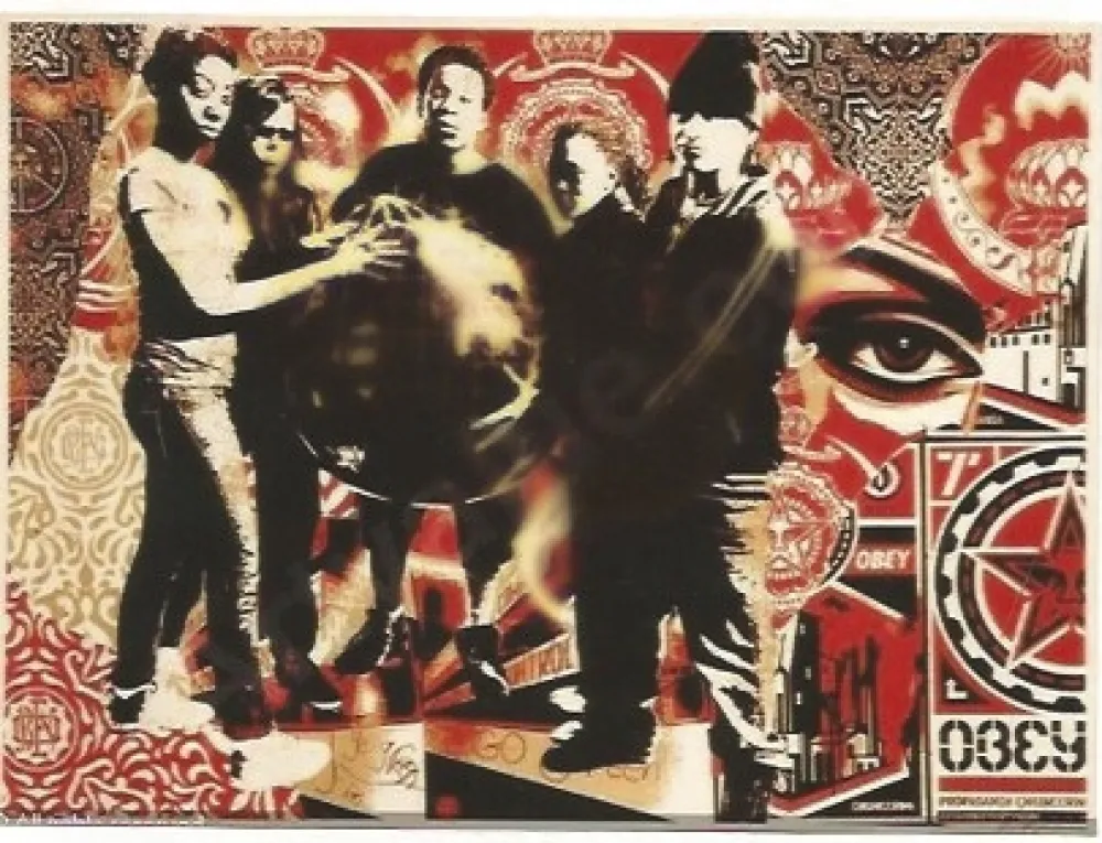 Сериграфия Fairey - She's not a Planet, She is One of Us