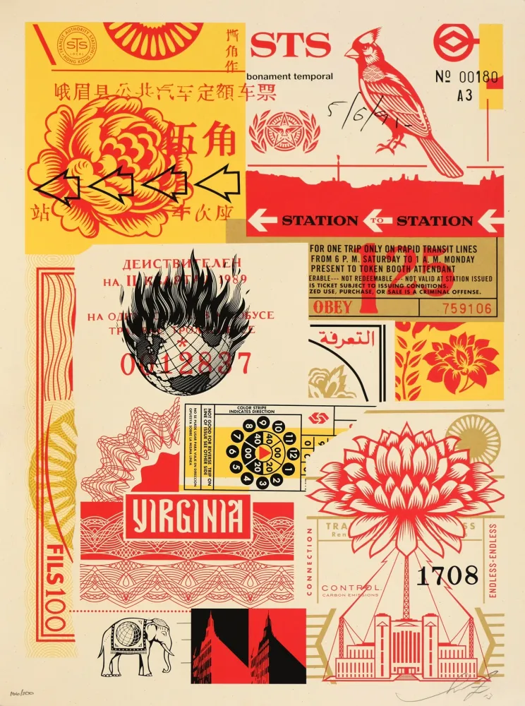 Сериграфия Fairey - Station to Station