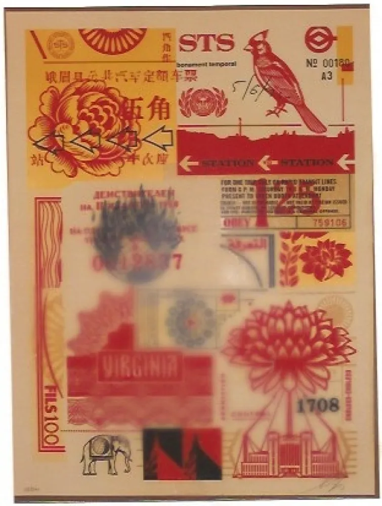 Сериграфия Fairey - Station to Station Virginia