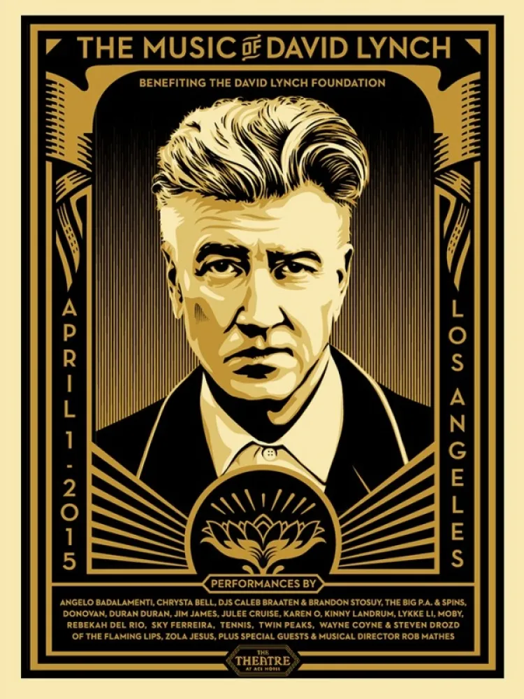 Сериграфия Fairey - The Music of David Lynch