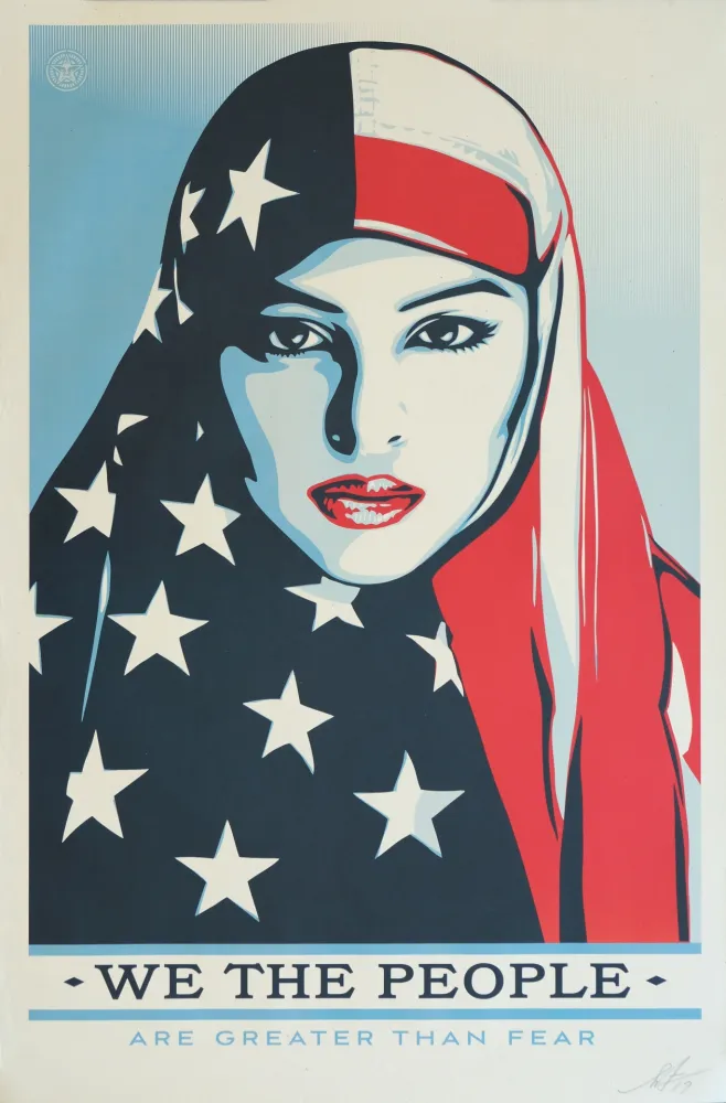 Гашение Fairey - We the People - Are greater than Fear