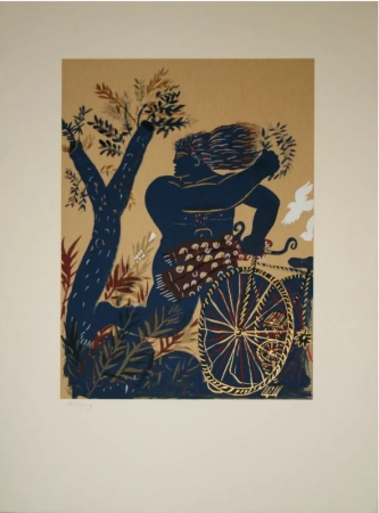 Литография Fassianos - Composition