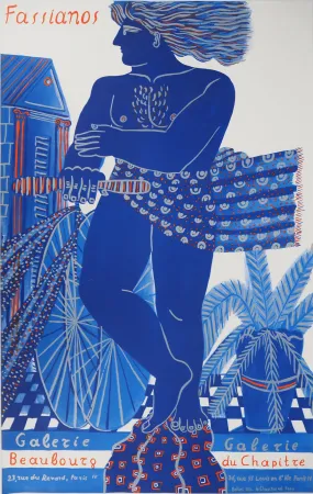 Иллюстрированная Книга Fassianos - Cycliste dans le vent