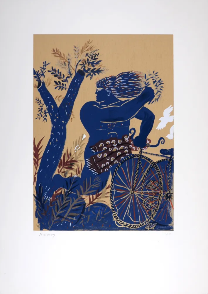 Сериграфия Fassianos - Dieu de l'Olympe