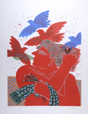 Литография Fassianos - Eole