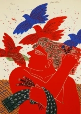 Сериграфия Fassianos - Eole