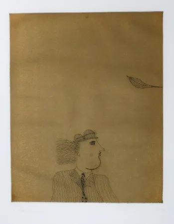 Офорт И Аквитанта Fassianos - Homme costumé