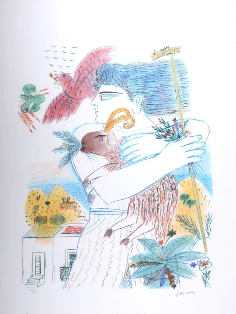 Литография Fassianos - Pan