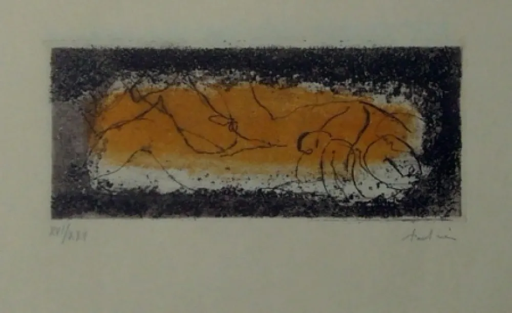 Офорт И Аквитанта Fautrier - Couple doré