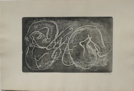 Офорт И Аквитанта Fautrier - Femme étendue I