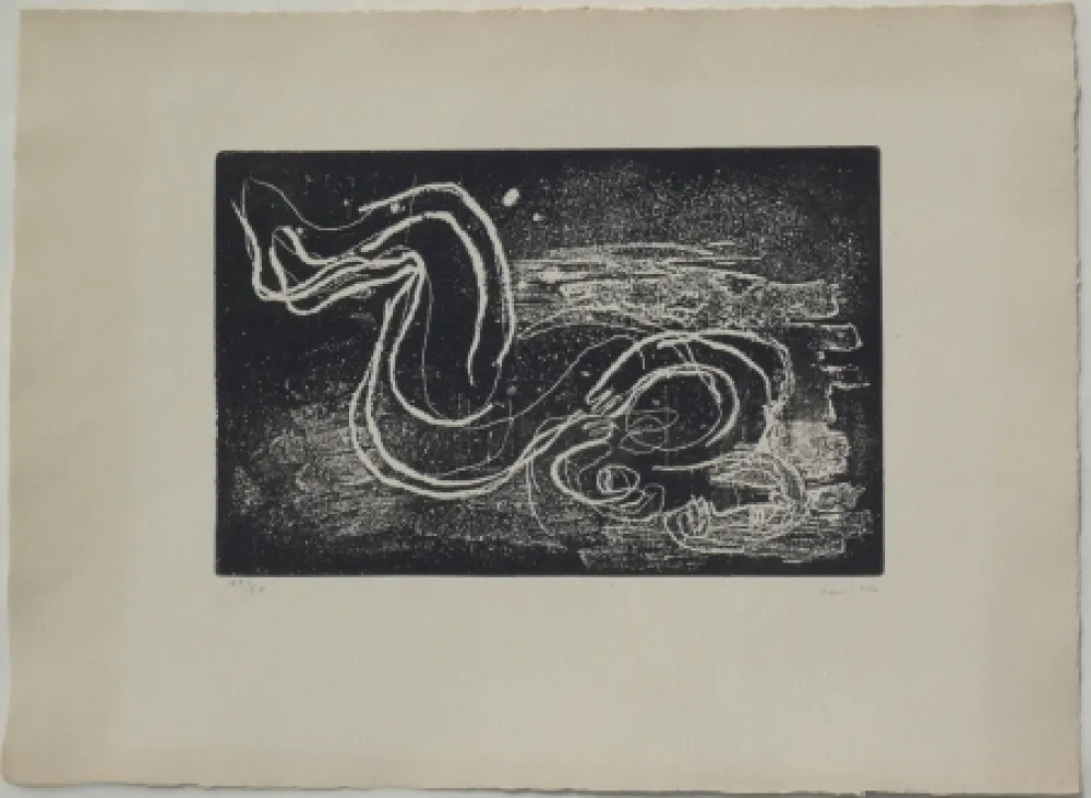 Офорт И Аквитанта Fautrier - Femme étendue III