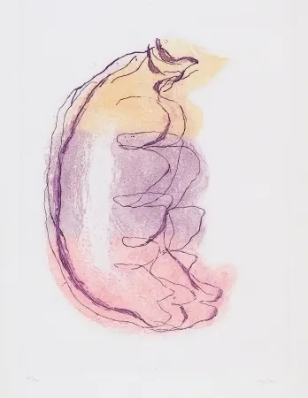 Гравюра Fautrier - Grands torses de femmes