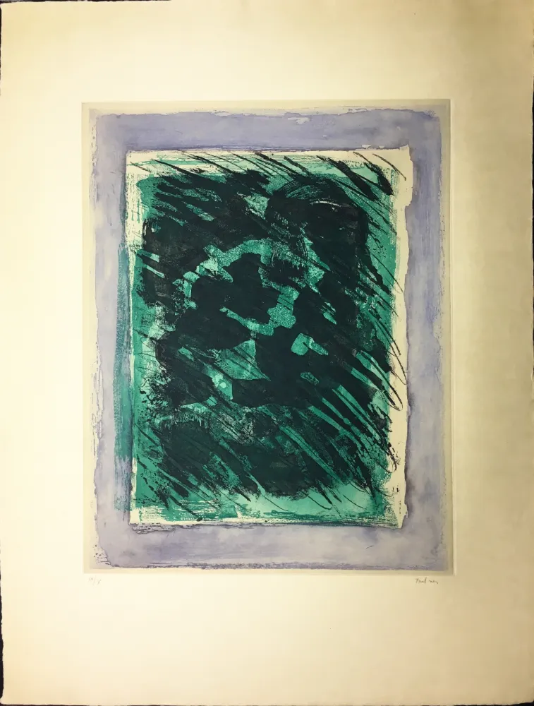 Акватинта Fautrier - LA FORÊT (1964)