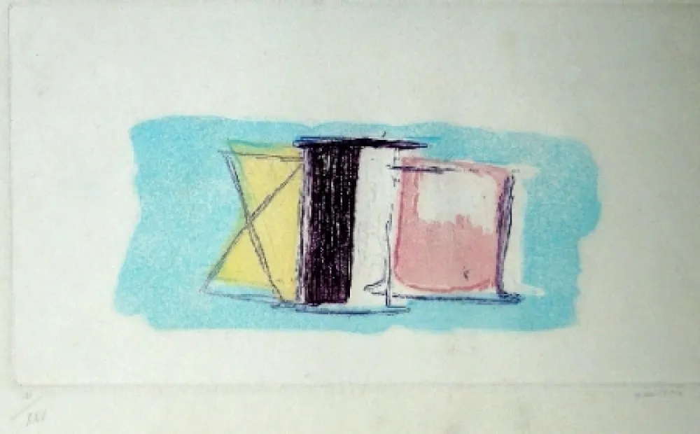 Офорт И Аквитанта Fautrier - Les bobines