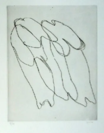 Офорт Fautrier - Les seins nus