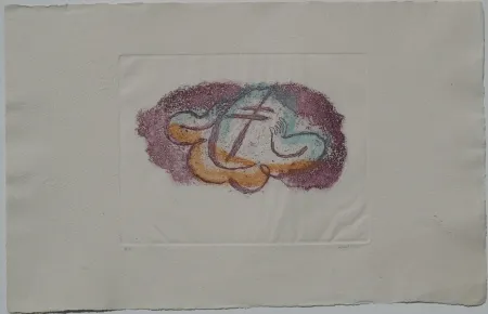 Офорт И Аквитанта Fautrier - L'otage aux mains II