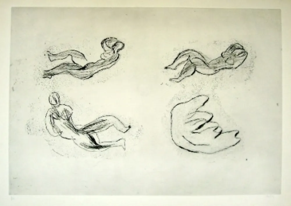 Офорт Fautrier - Naissance de la femme