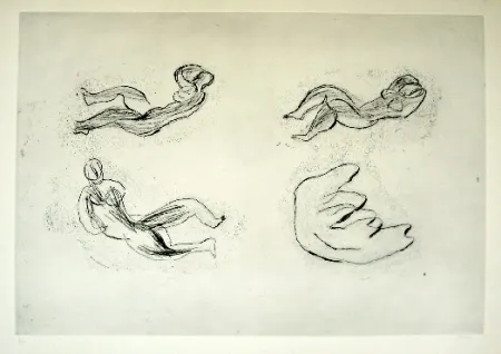 Офорт Fautrier - Naissance de la femme