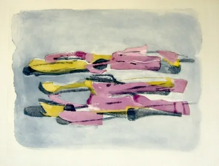 Офорт И Аквитанта Fautrier - Paysage