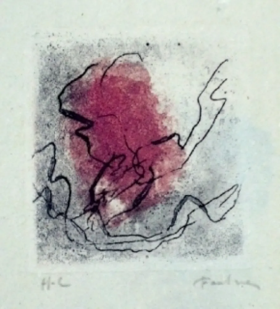 Офорт И Аквитанта Fautrier - Paysage de Provence