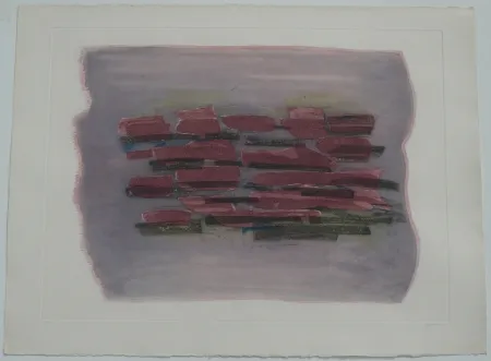 Офорт И Аквитанта Fautrier - Paysage labouré