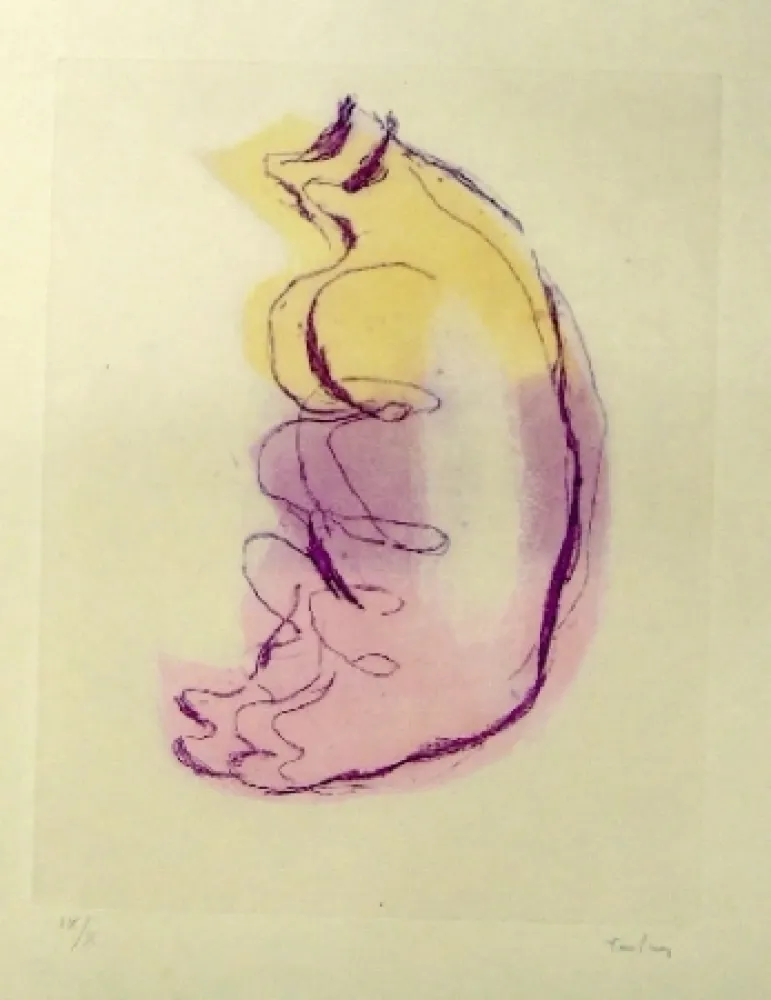 Офорт И Аквитанта Fautrier - Petits torses de femmes