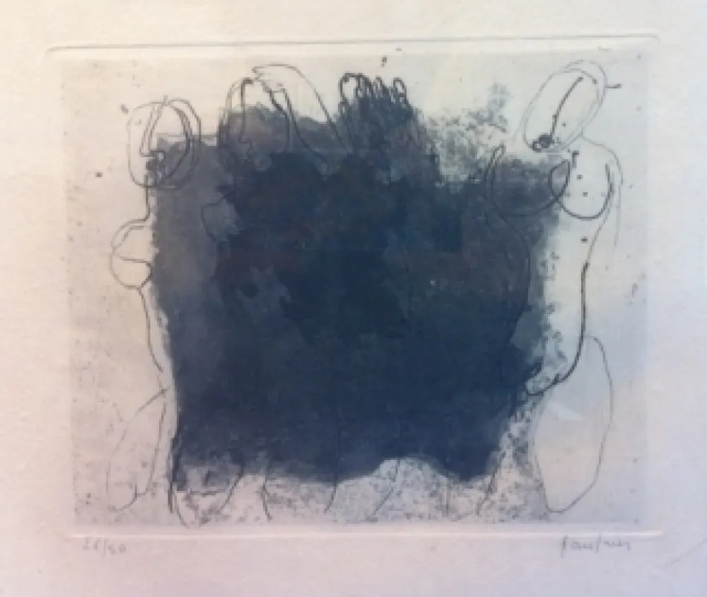 Офорт И Аквитанта Fautrier - Quatre nus violets