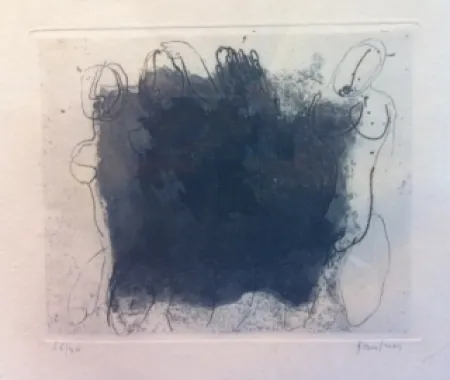 Офорт И Аквитанта Fautrier - Quatre nus violets