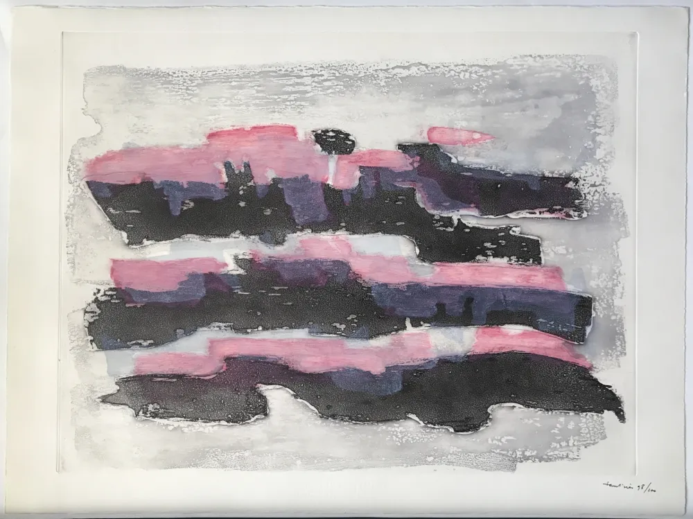 Акватинта Fautrier - Sunset 