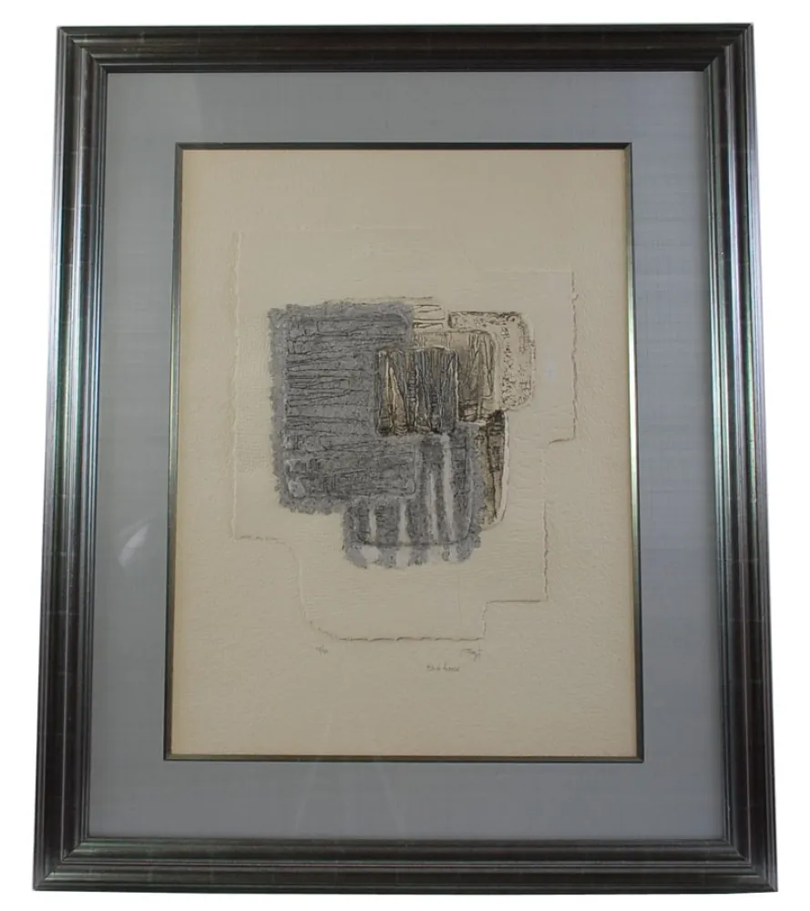 Офорт Fayet - Marée basse