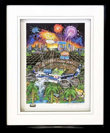 Сериграфия Fazzino - SUPER BOWL XLI