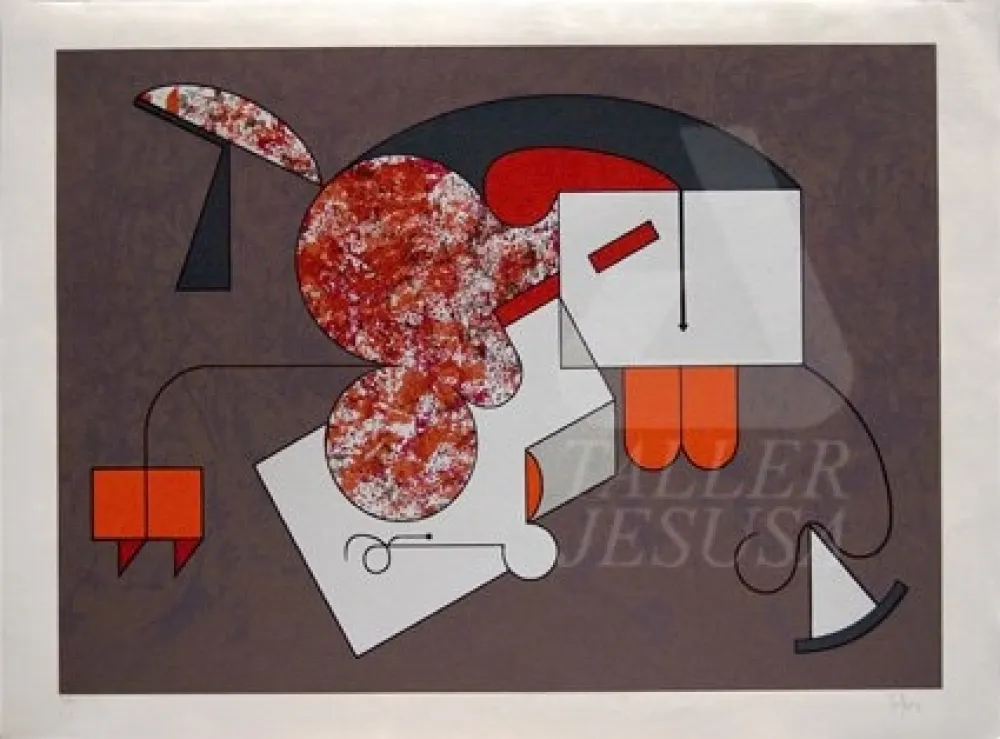 Сериграфия Felguerez - Caracoles del silencio