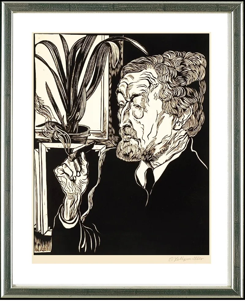 Гравюра На Дереве Felixmuller  - Christian Rohlfs, 1927