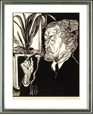 Гравюра На Дереве Felixmuller  - Christian Rohlfs, 1927