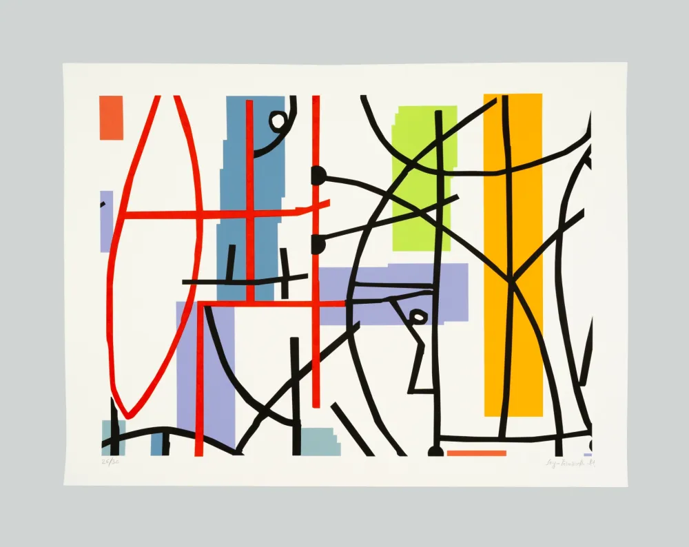 Сериграфия Fermariello - Senza titolo