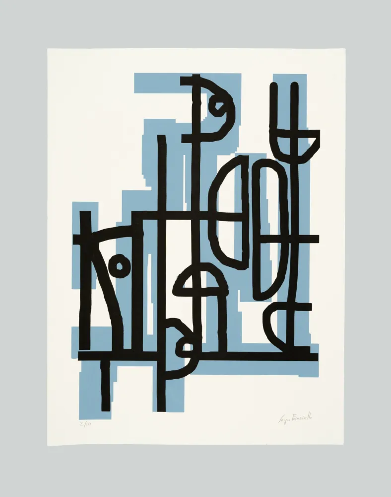 Сериграфия Fermariello - Senza titolo